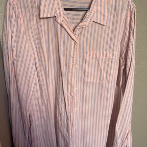 Old Navy Cotton Long Sleeve Button Down Shirt-Size XL